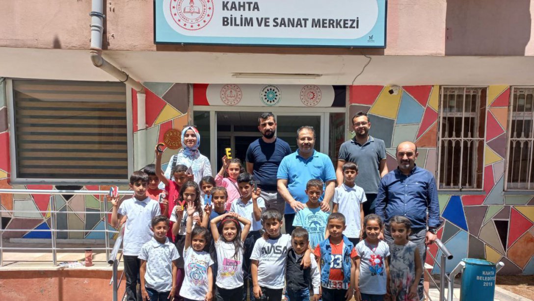 Şehit Tahir Yetkin İlkokulu Öğrencileri Kahta BİLSEM'de
